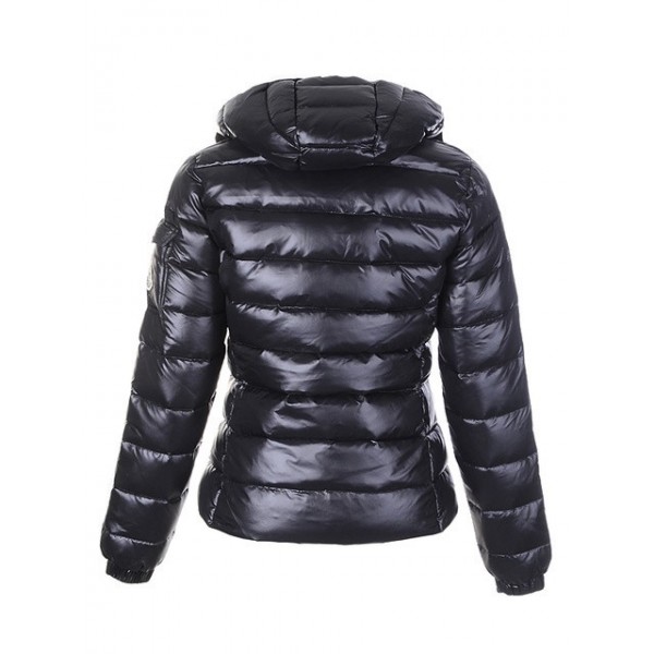 Moncler Nero Mock colletto e Slash Moda caldo Cappotti uscita